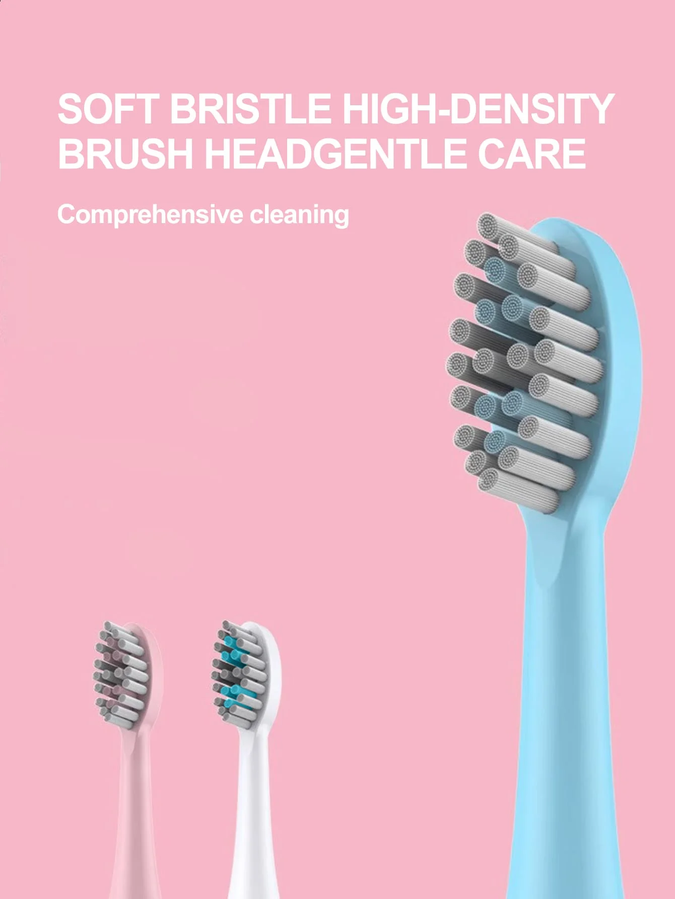 2026 Adult Electric Toothbrush , for home use or travel. Brush head colors are random Battery model(Batteries not includ)