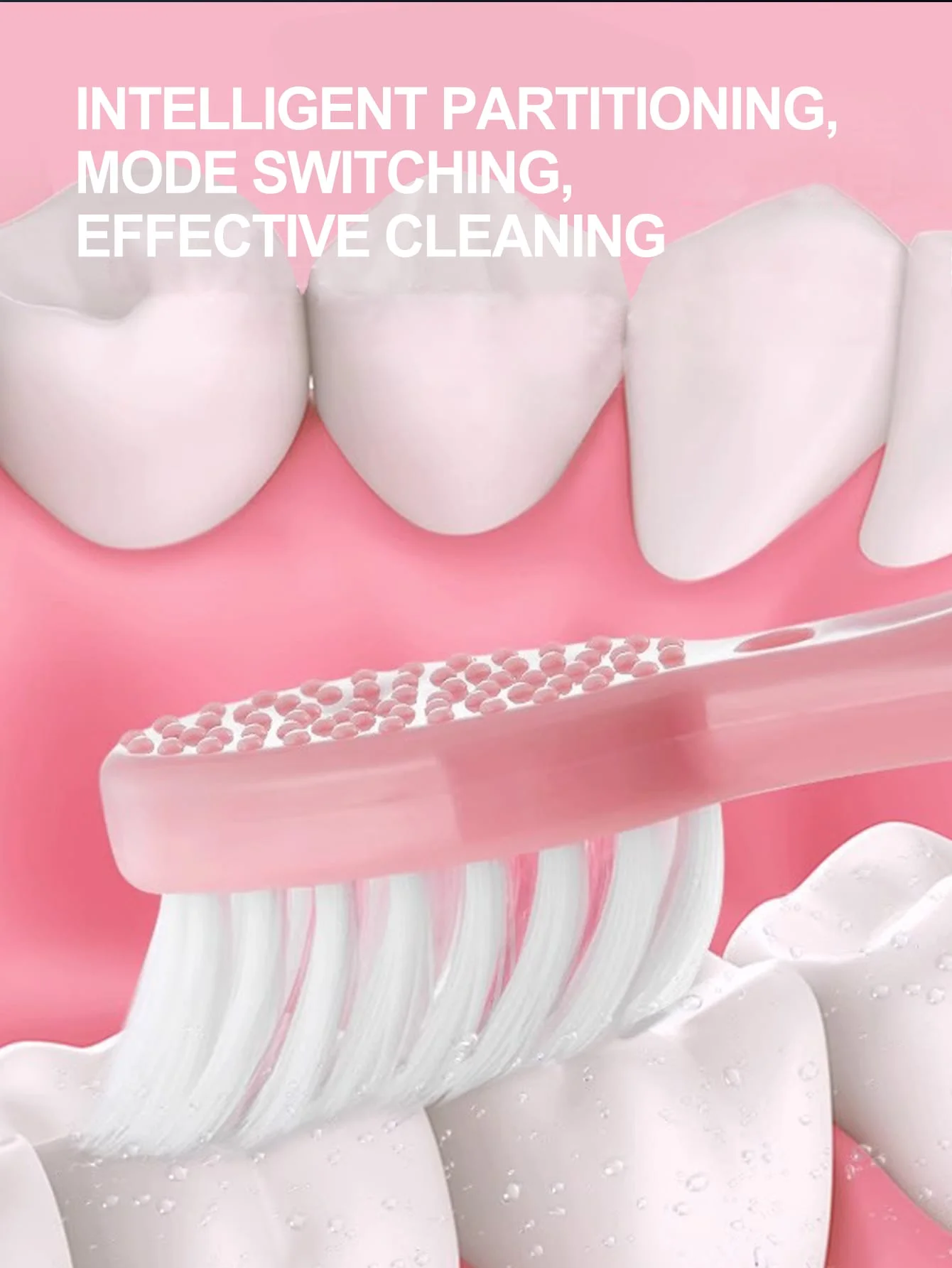 2026 Adult Electric Toothbrush , for home use or travel. Brush head colors are random Battery model(Batteries not includ)
