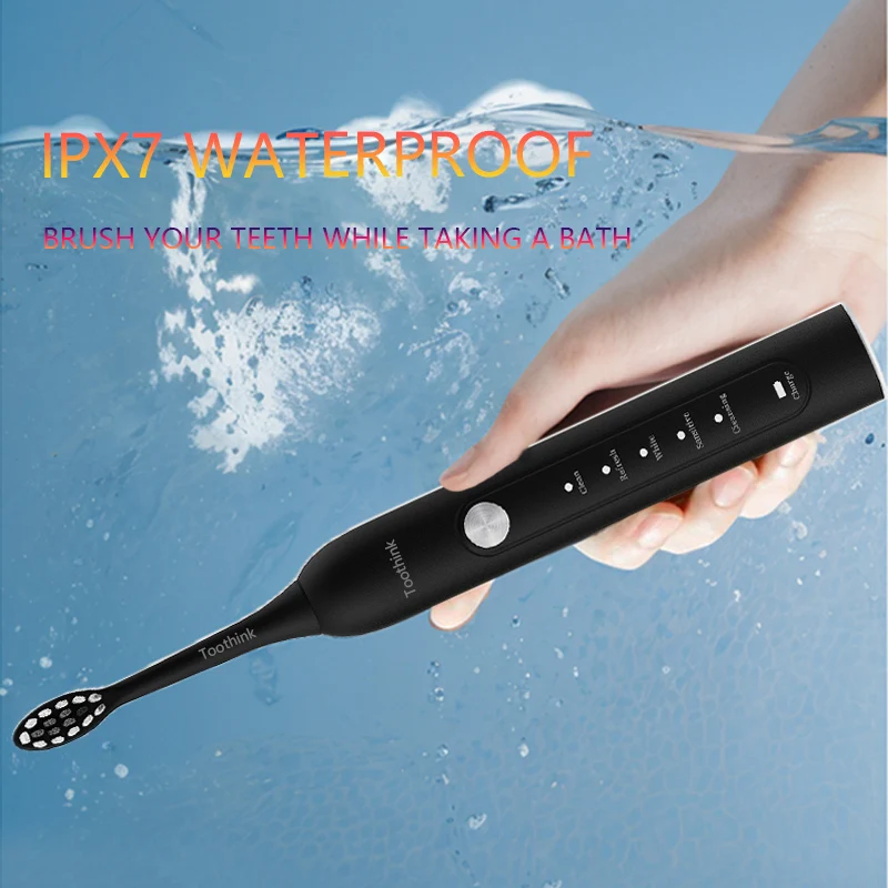 Sonic Electric Toothbrush IPX7 Waterproof Whitening Tooth Brush Oral Care Rechargeable Automatic Adult Powerful Smart Toothbrush